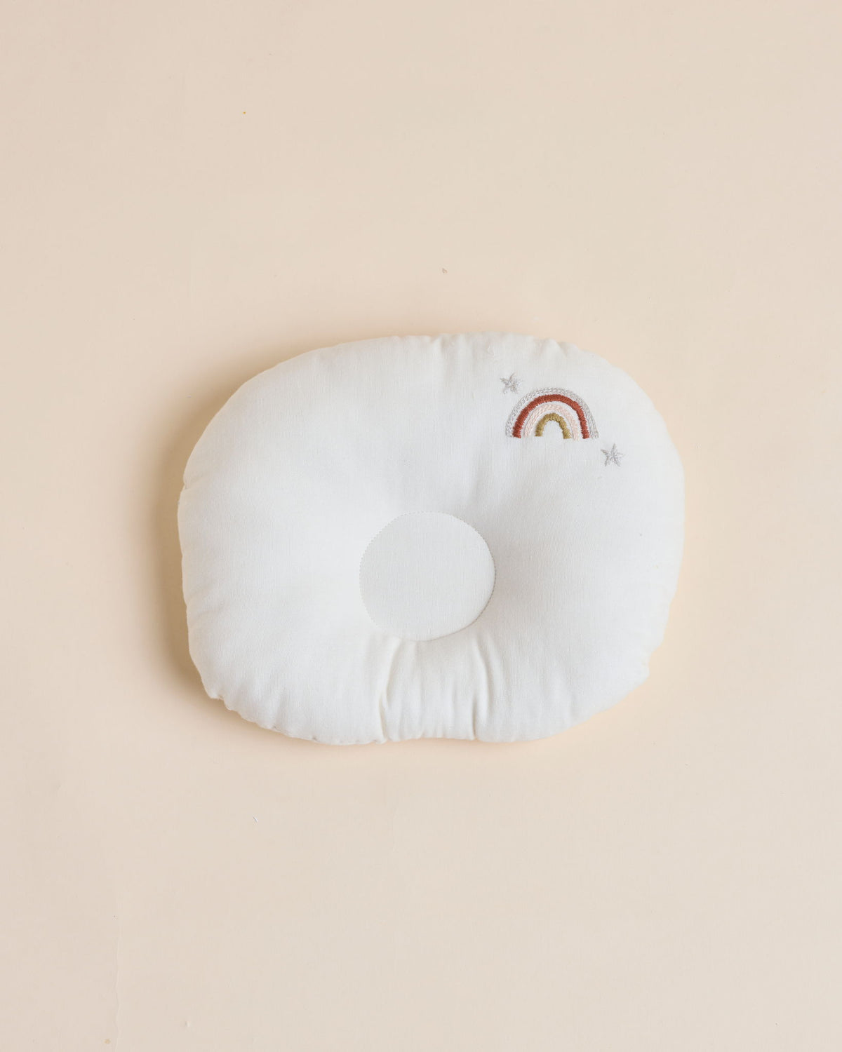 Rainbow Pillow & Bunny Rattle Gift Set