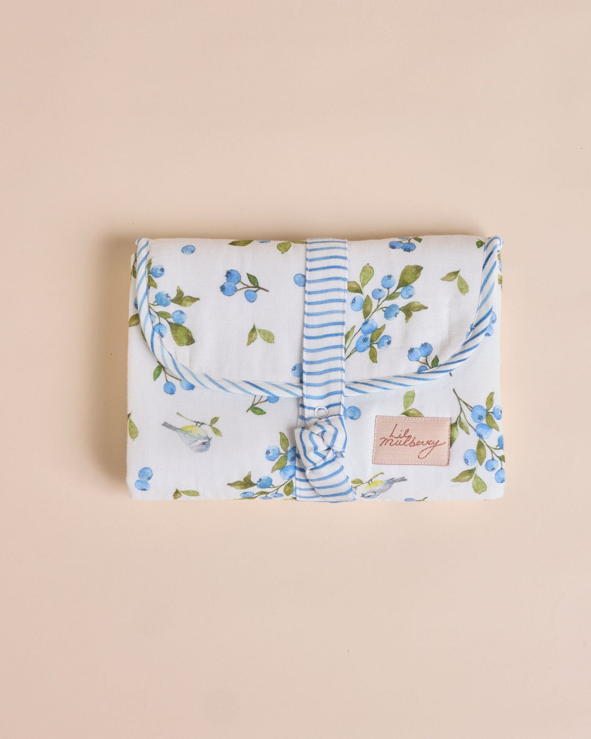 Blueberry & Bird Muslin Travel Gift Set - Lil Mulberry