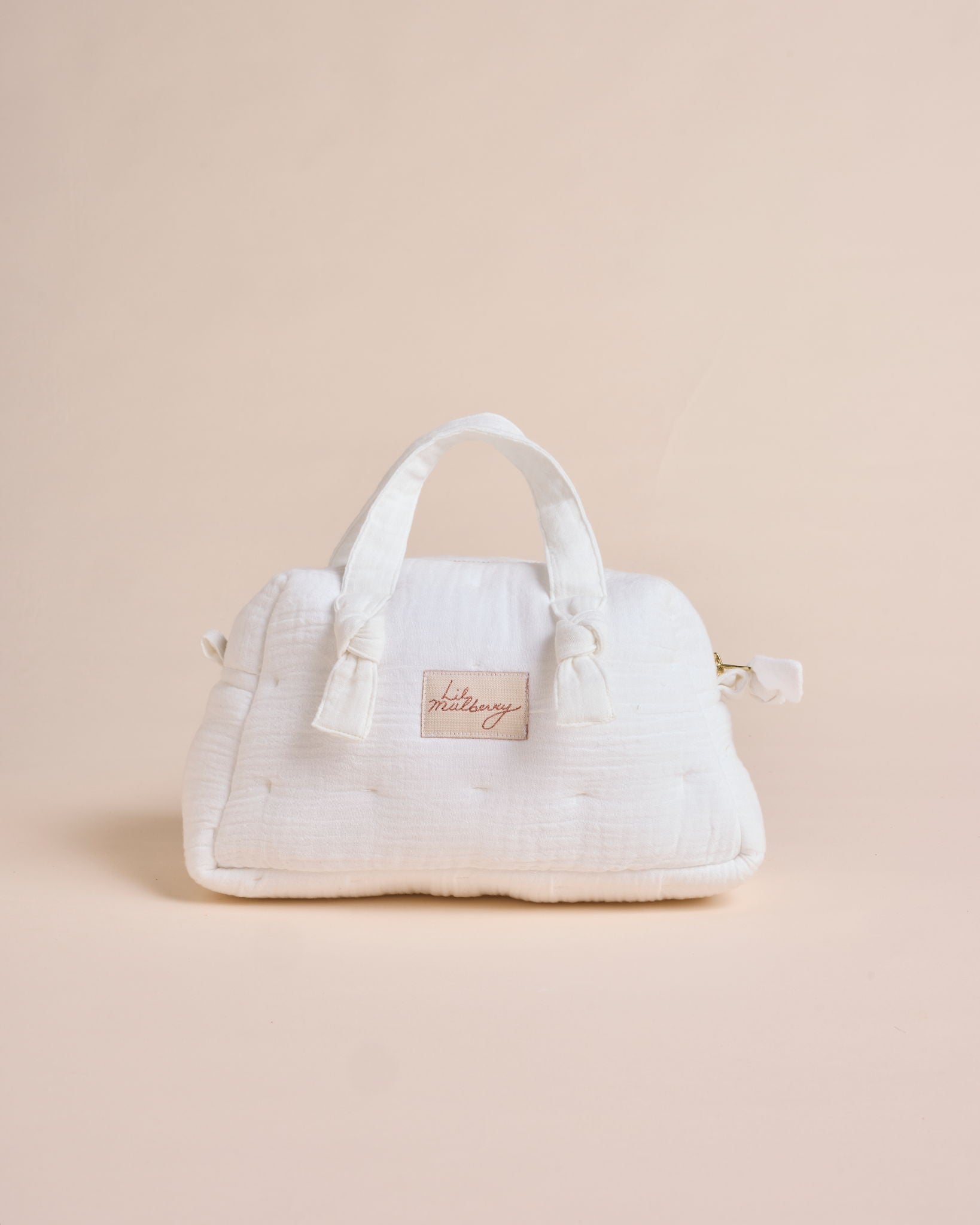 Dreamy White Muslin Toiletry Bag - Lil Mulberry