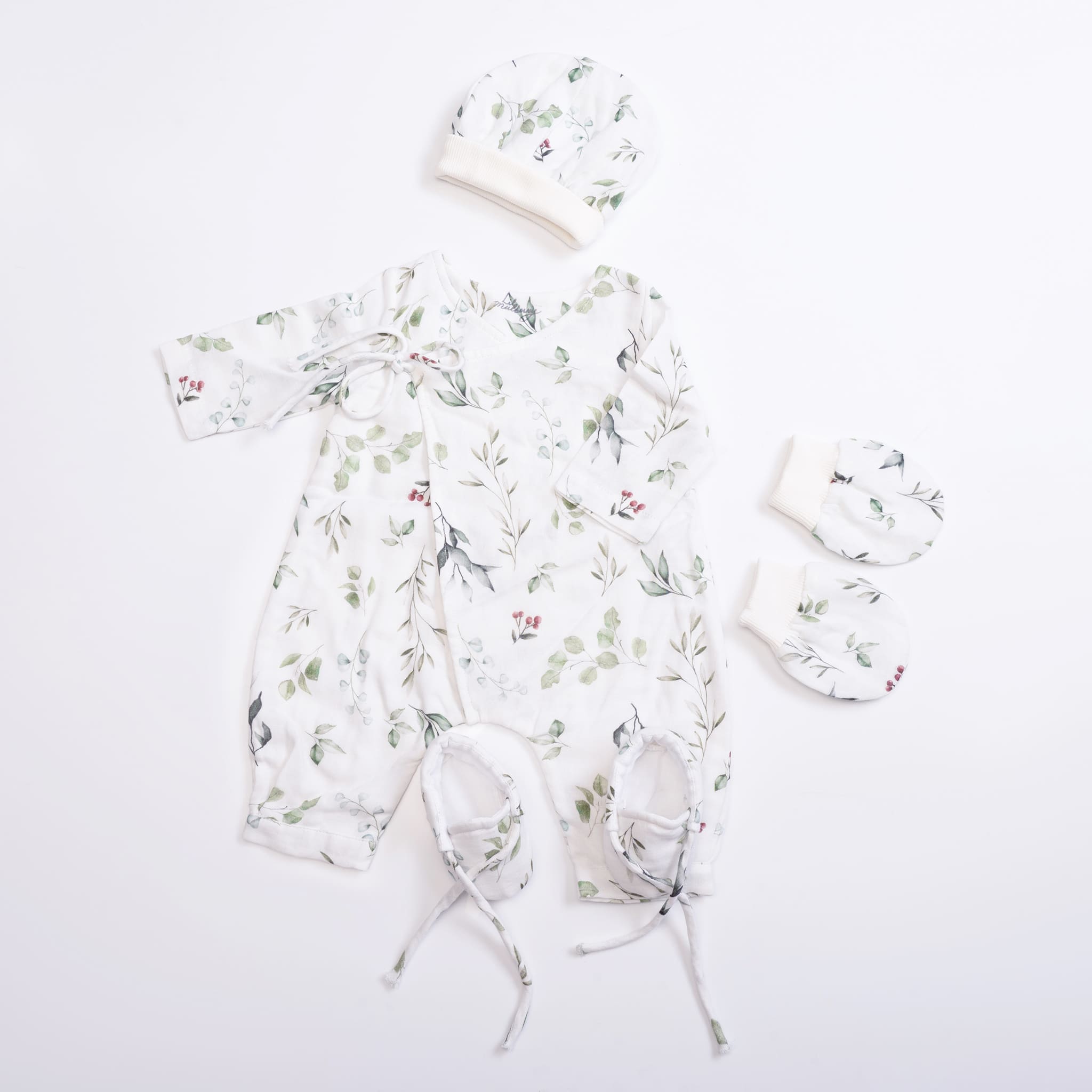 Spring Field Muslin Newborn Clothing Set - Lil Mulberry