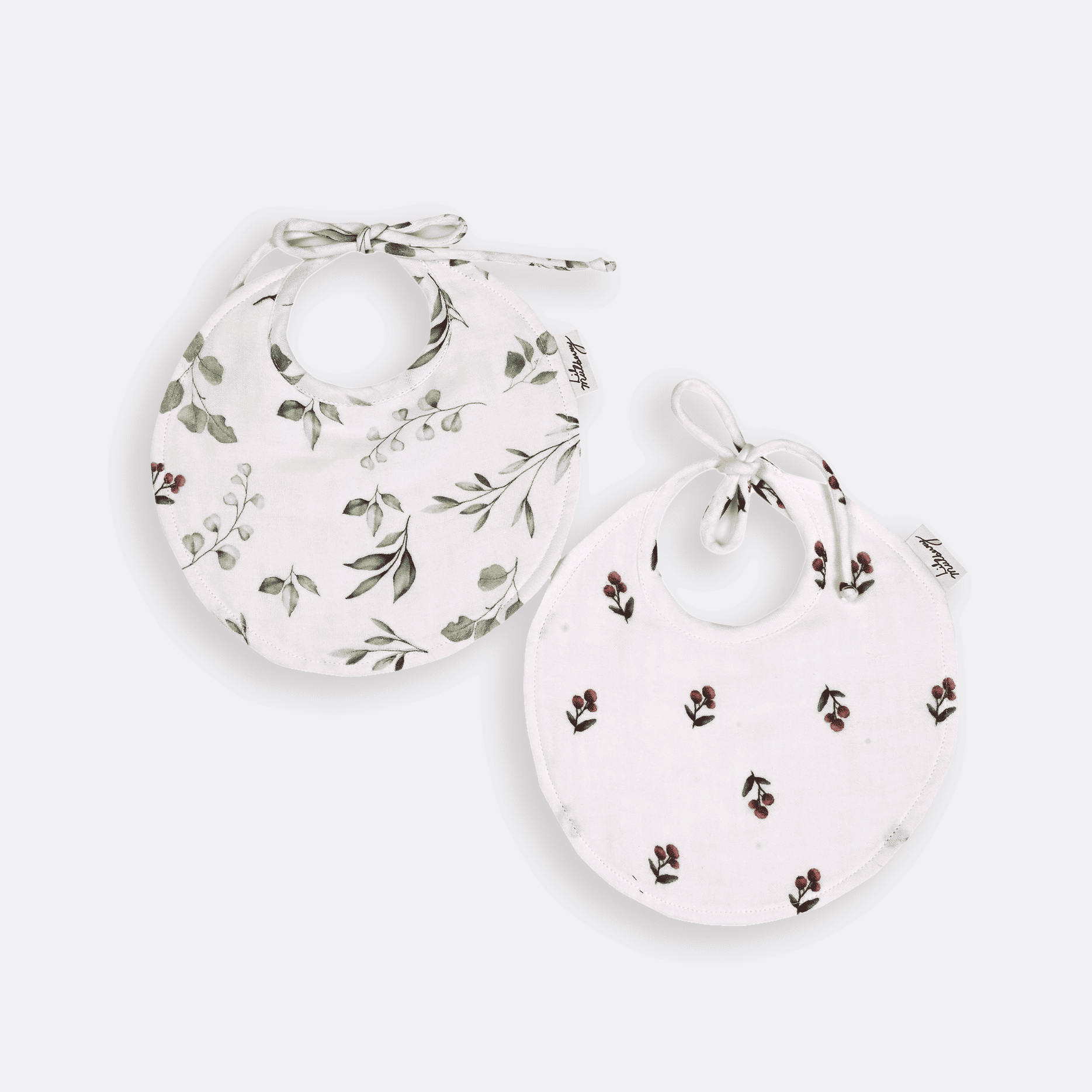Spring Field Organic Bib Set - Lil Mulberry