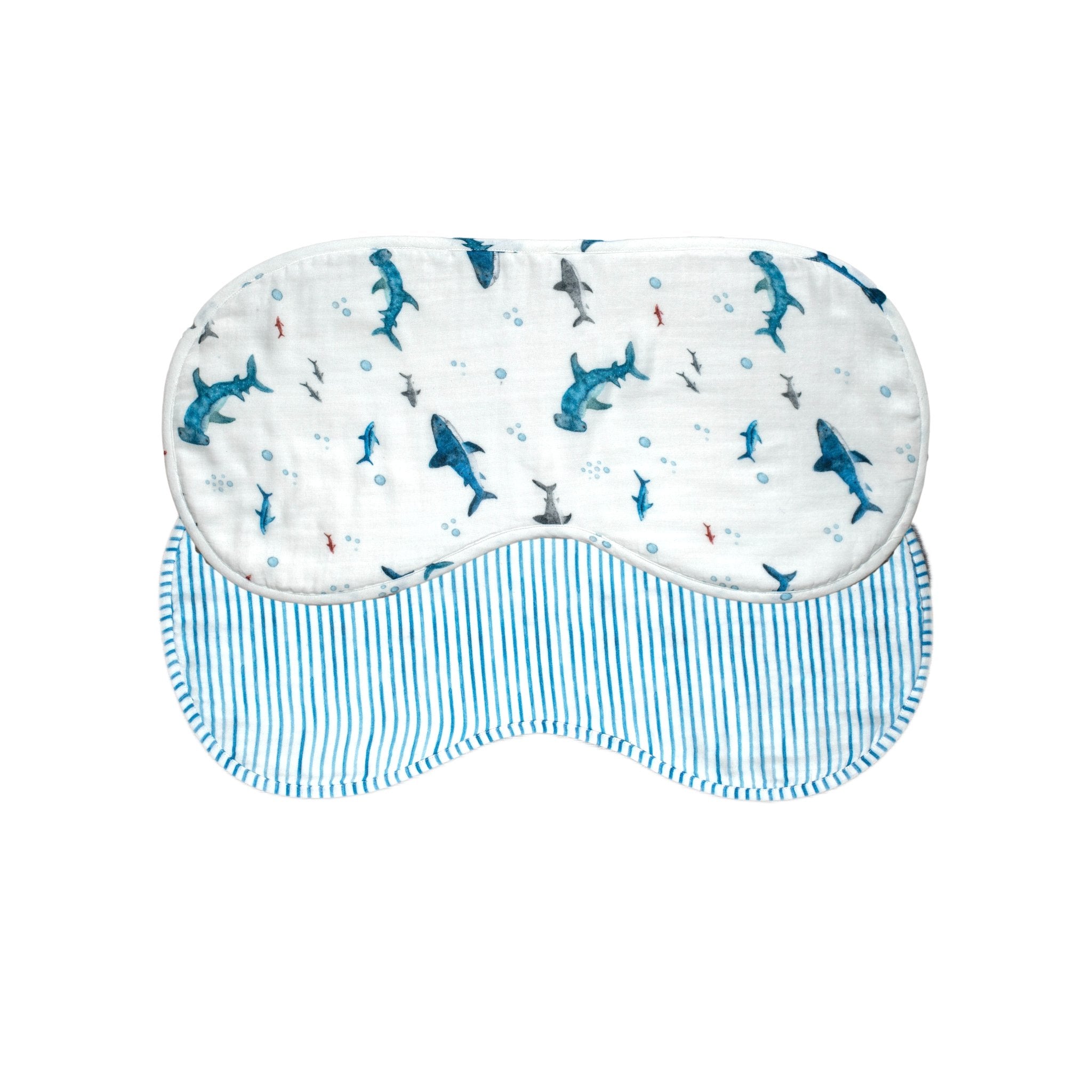 Baby Shark Organic Burp Cloth Set - Lil Mulberry