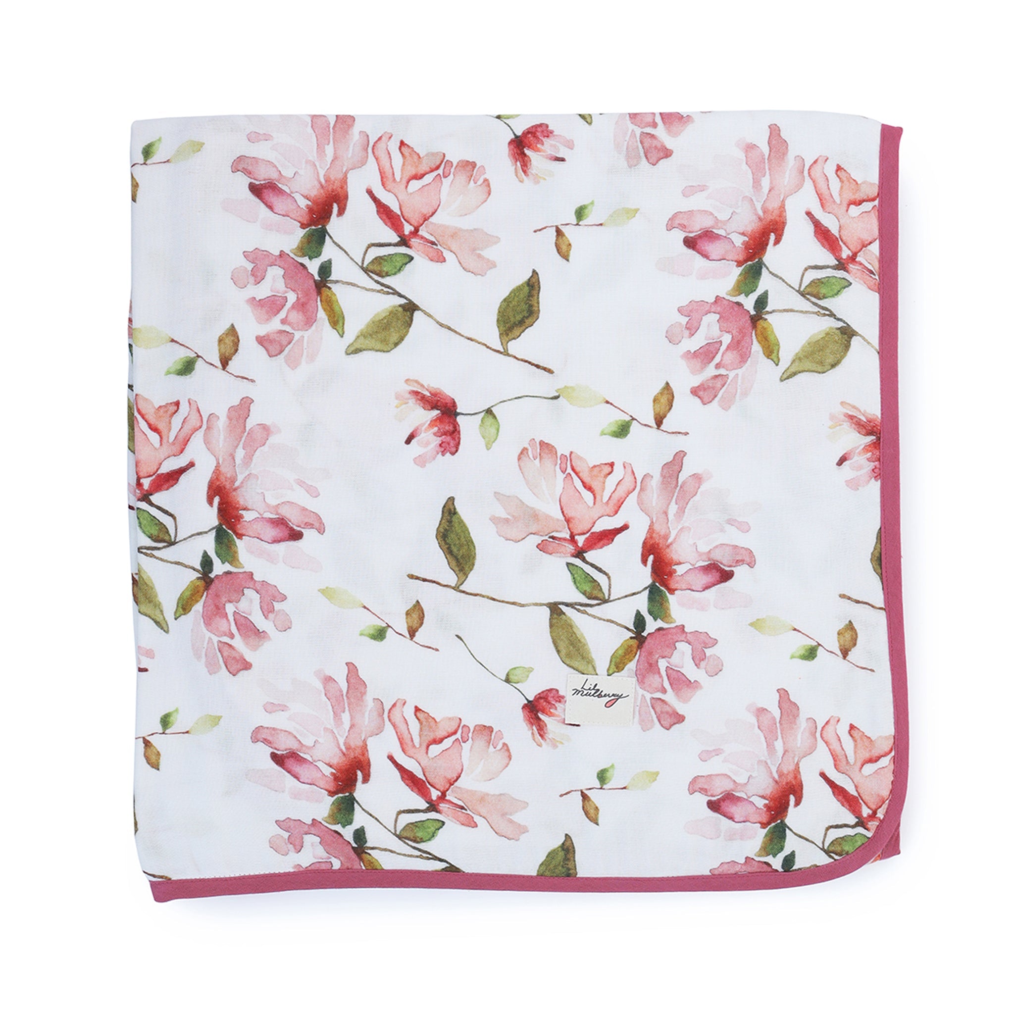 Chrysanthemum Muslin Blanket - Lil Mulberry