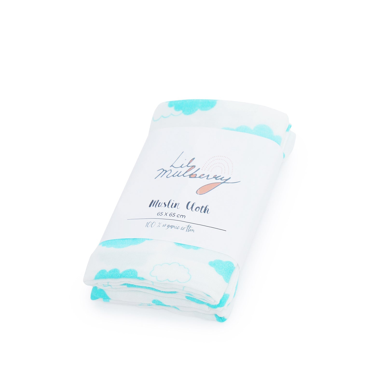 Clouds in the Sky Muslin Square - Lil Mulberry