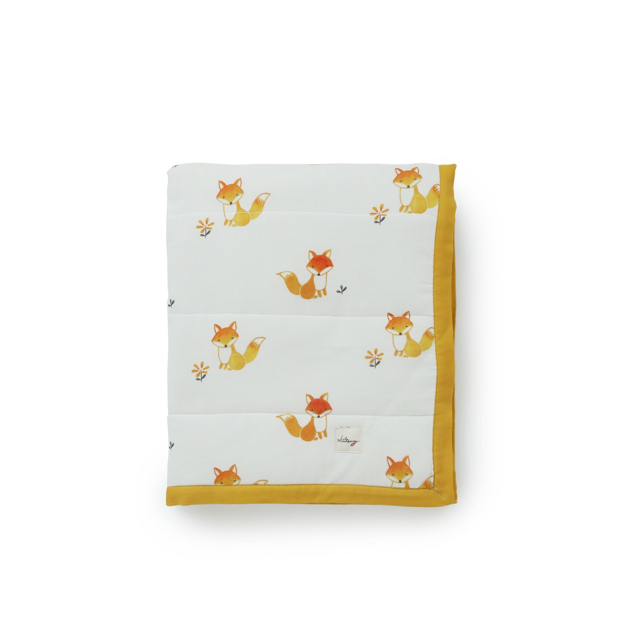 Fox in the Garden Muslin Quilt - Lil Mulberry