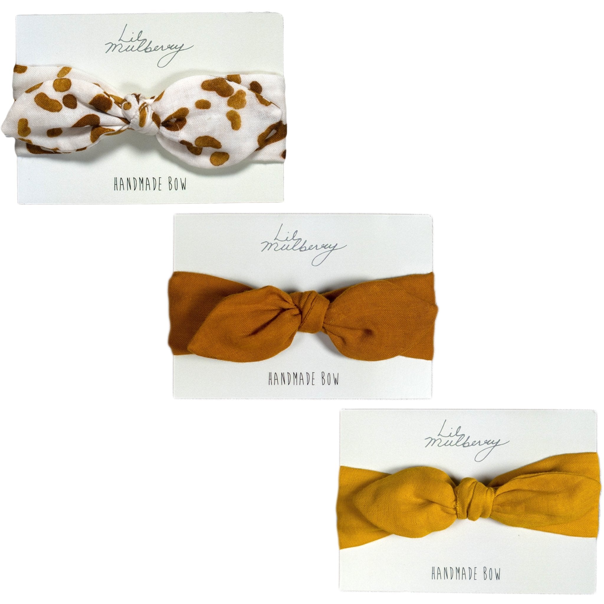 Golden Leopard Headband Set - Lil Mulberry