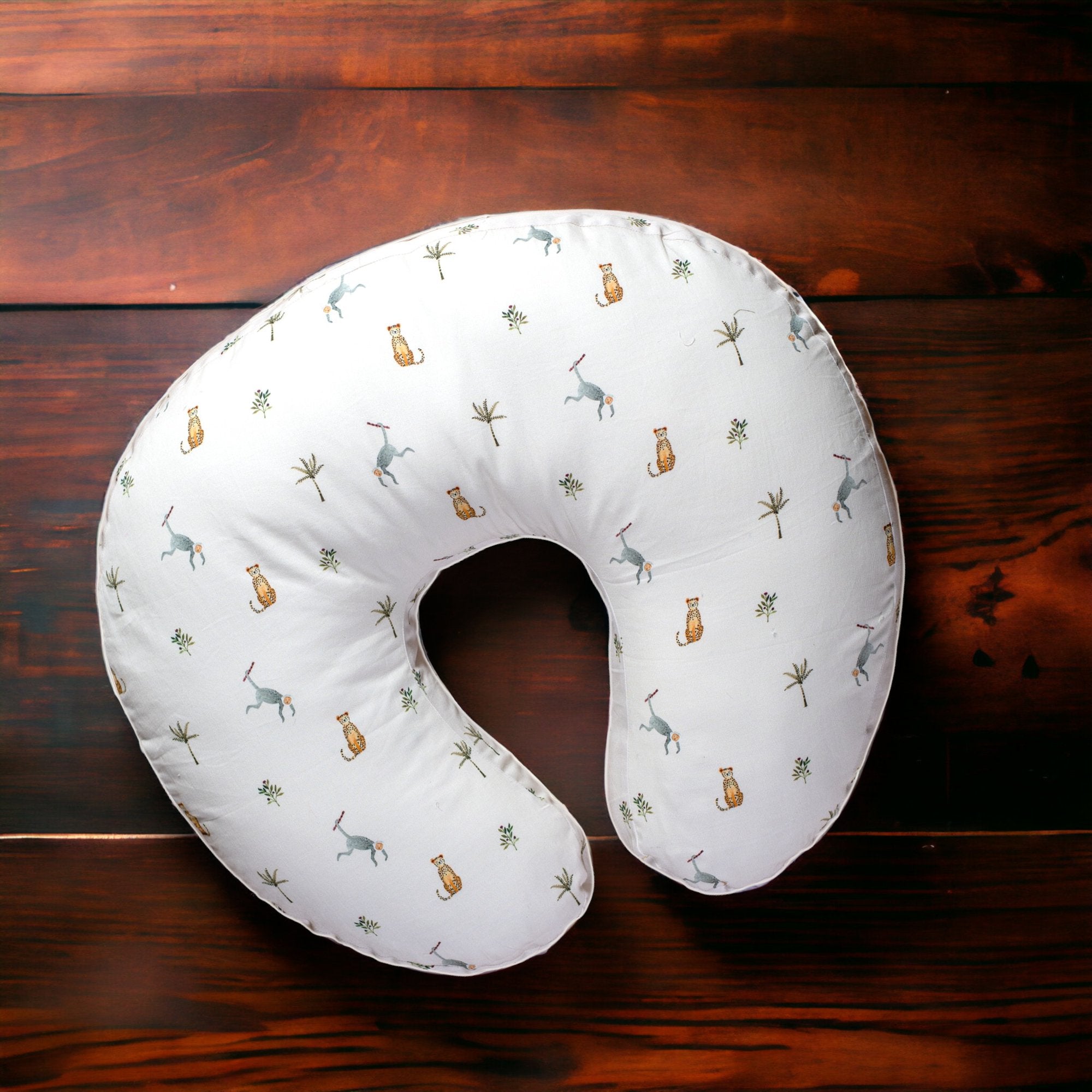 Monkey Cheetah Feeding Pillow - Lil Mulberry