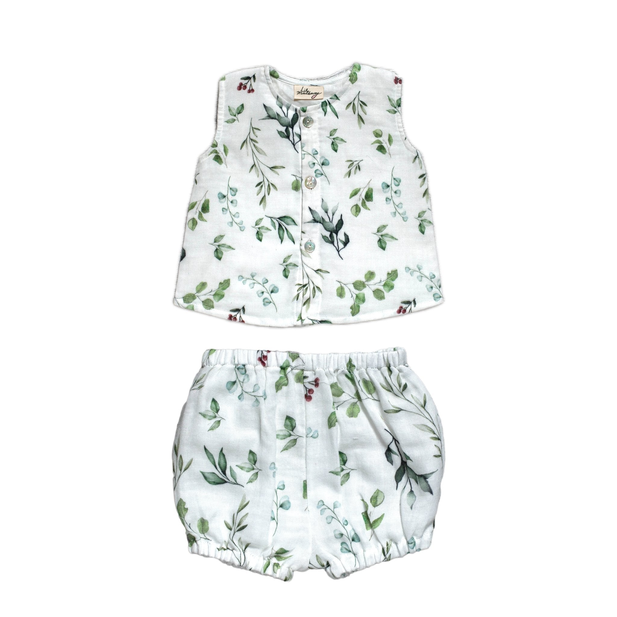 Spring Field Jhabla and Bloomer Set - Lil Mulberry