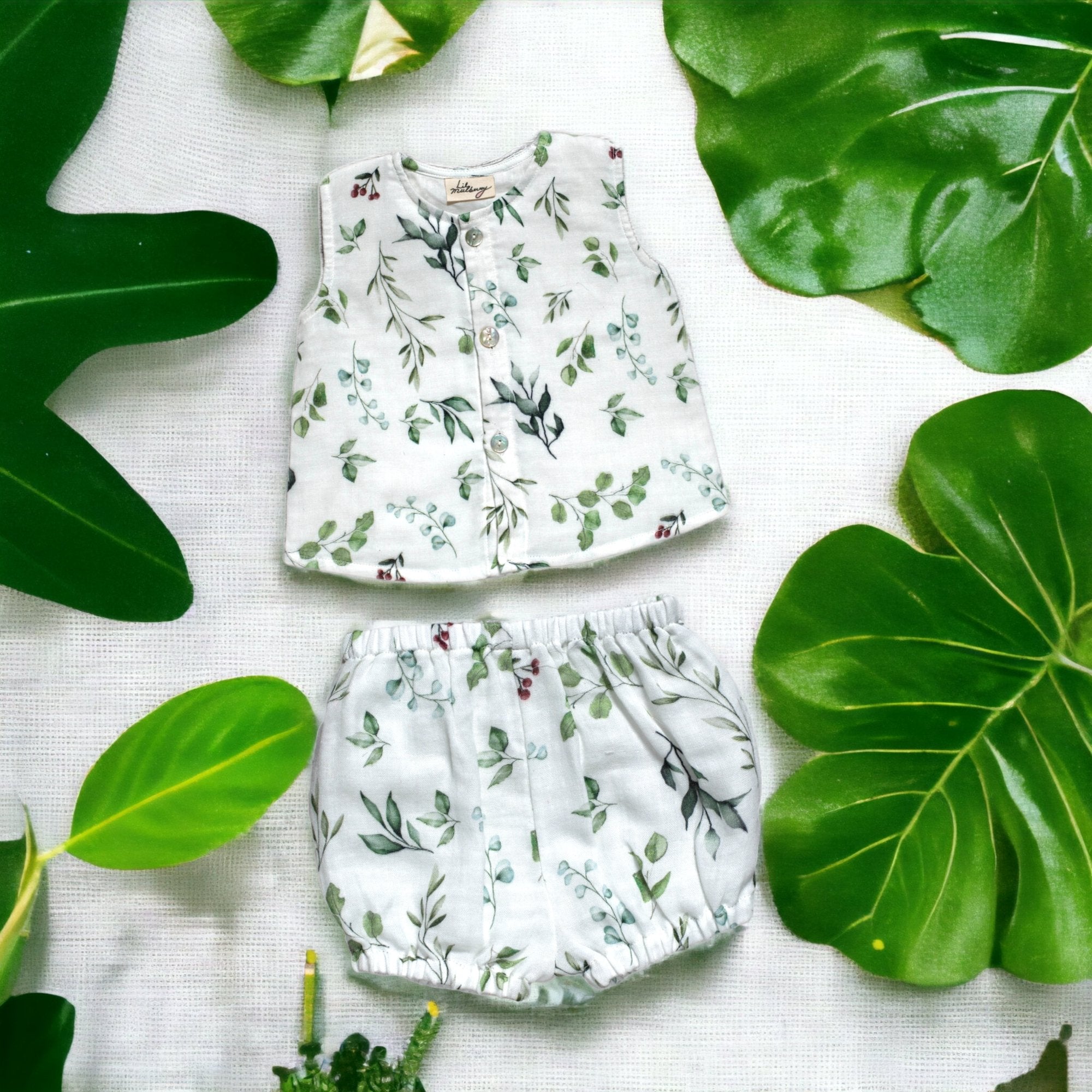 Spring Field Jhabla and Bloomer Set - Lil Mulberry