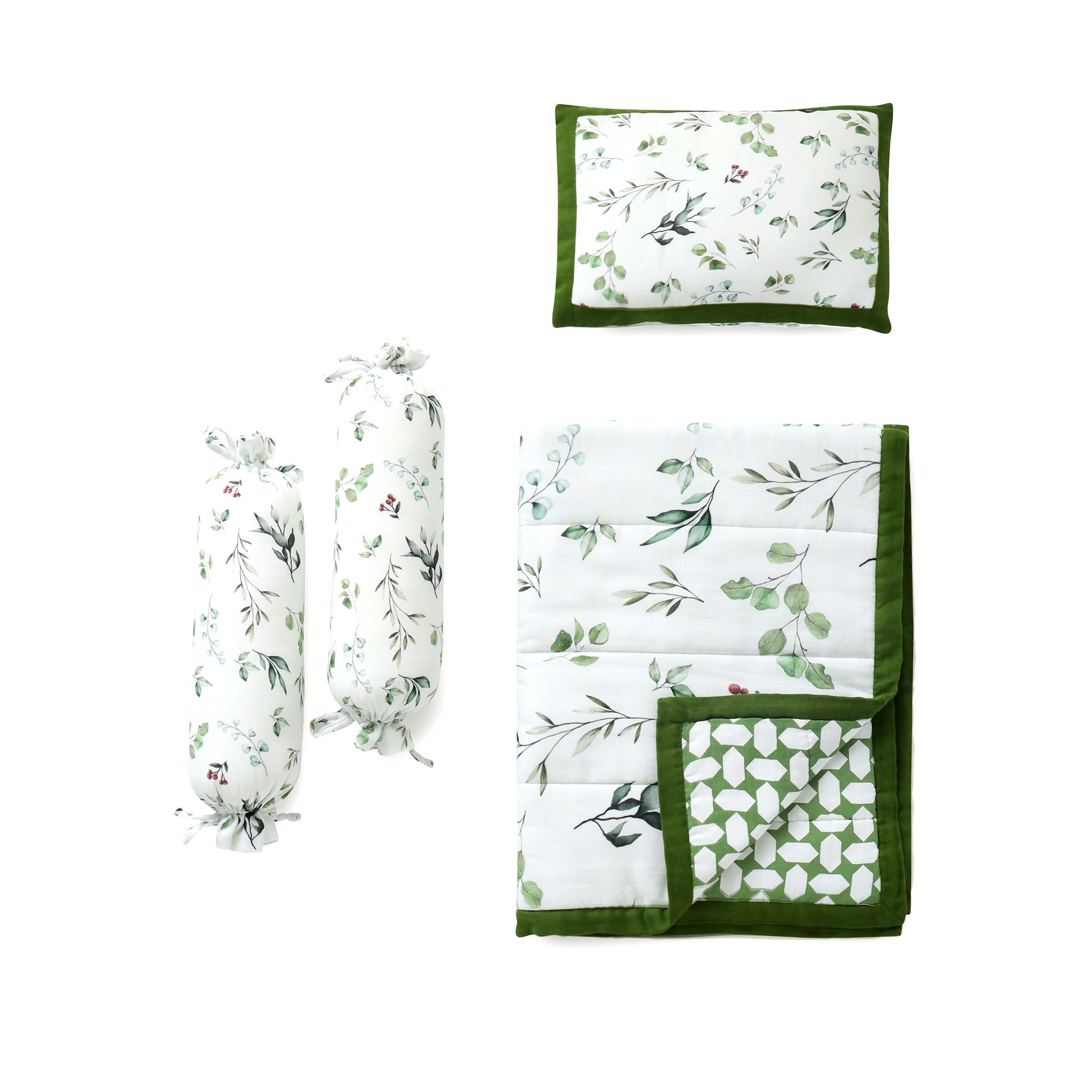 Spring Field Muslin Cot Bedding Set - Lil Mulberry