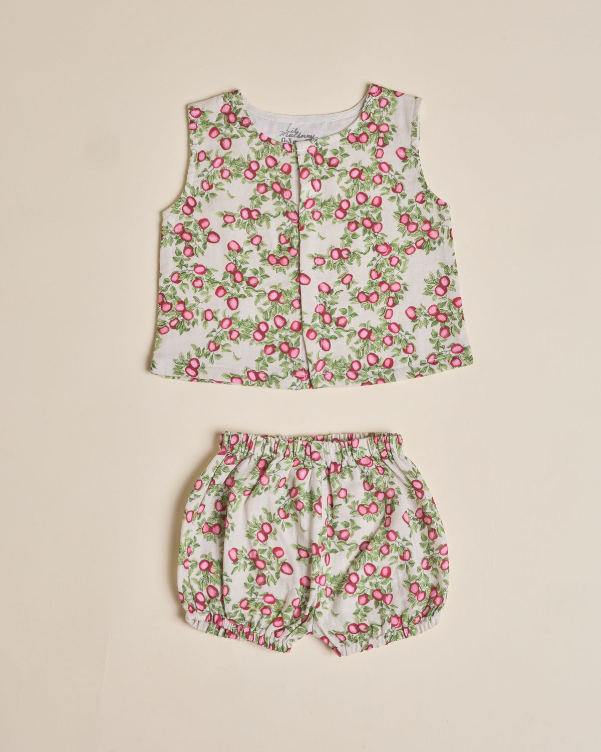 Apple Orchard Jhabla and Bloomer Set - Lil Mulberry
