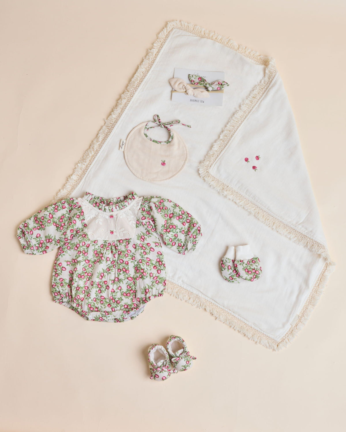 Apple Orchard Muslin Welcome Baby Set - Lil Mulberry