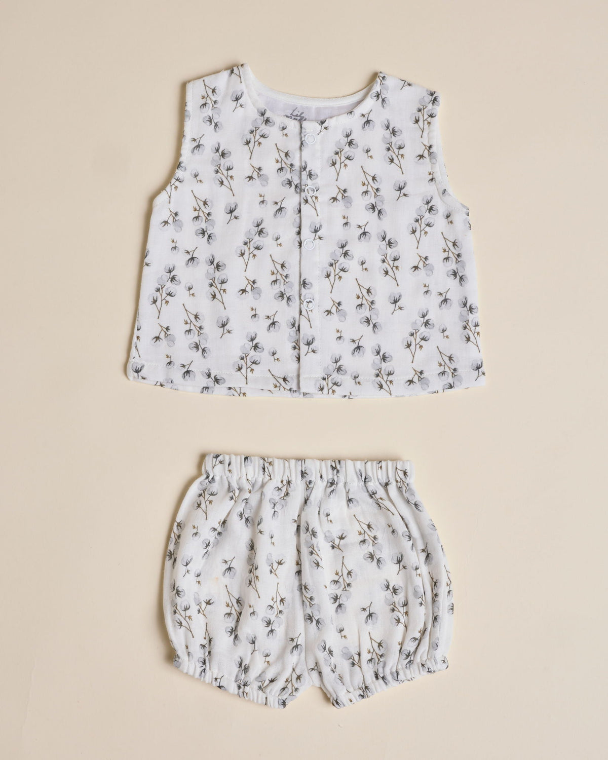 Cottonflower Jhabla and Bloomer Set - Lil Mulberry