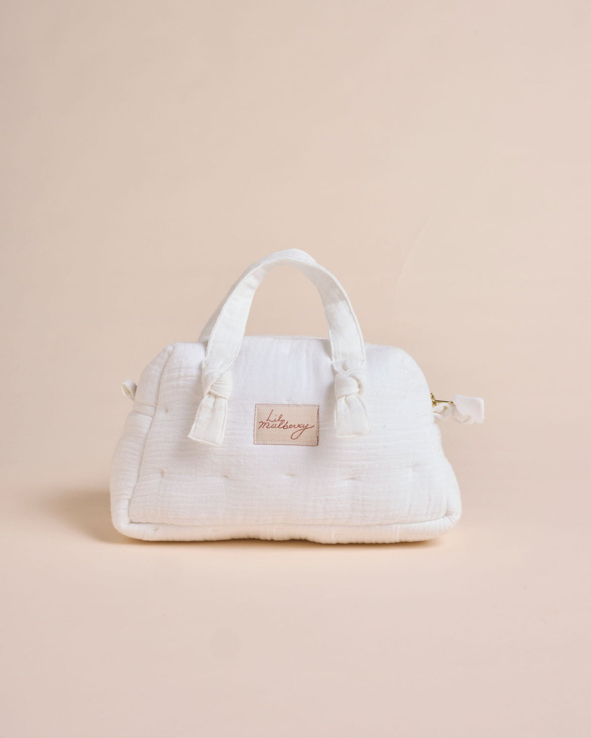 Dreamy White Muslin Toiletry Bag - Lil Mulberry