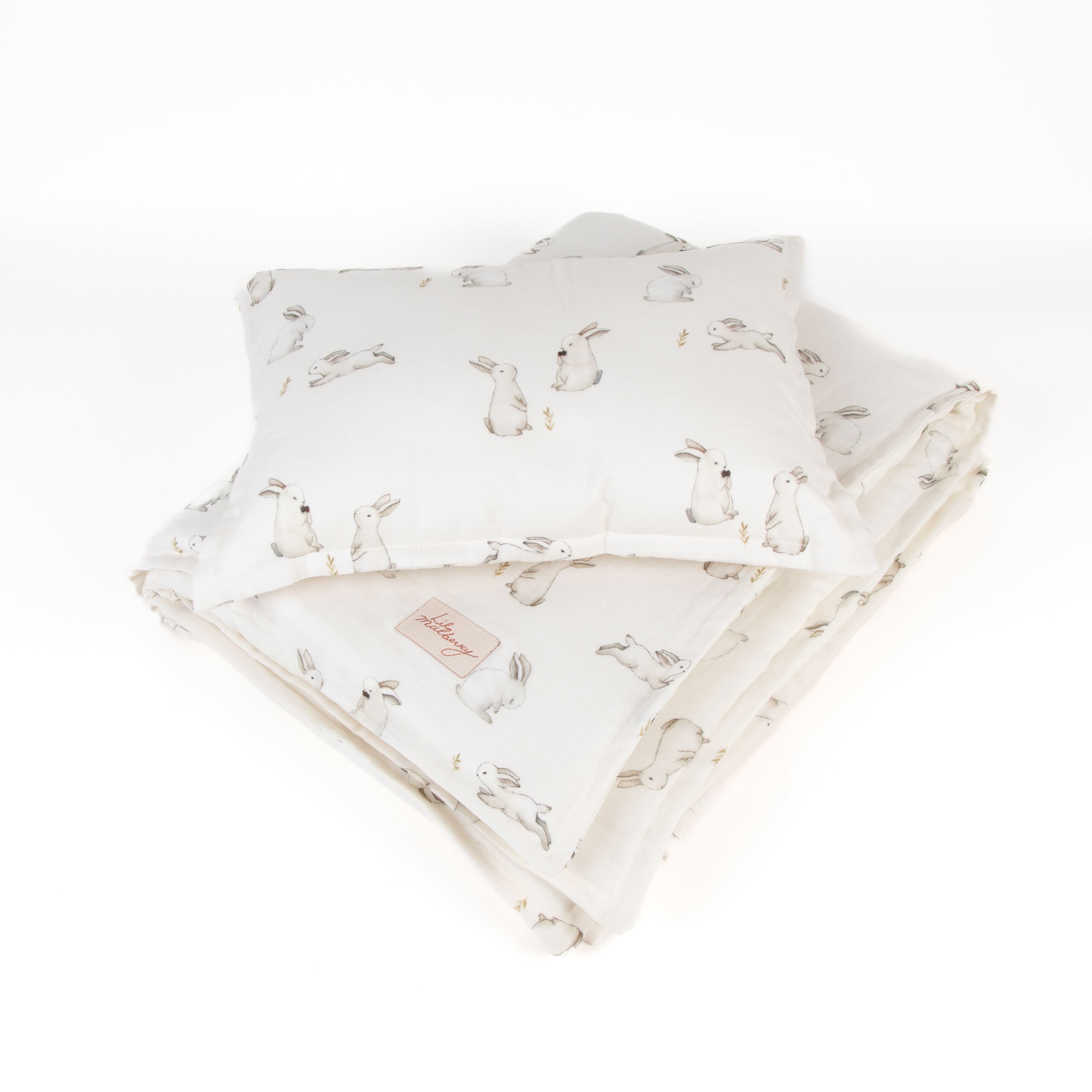 Enchanted Bunny Muslin Duvet Set - Lil Mulberry