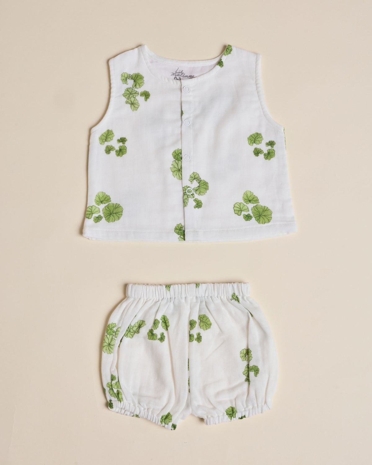 Lily Pod Jhabla and Bloomer Set - Lil Mulberry