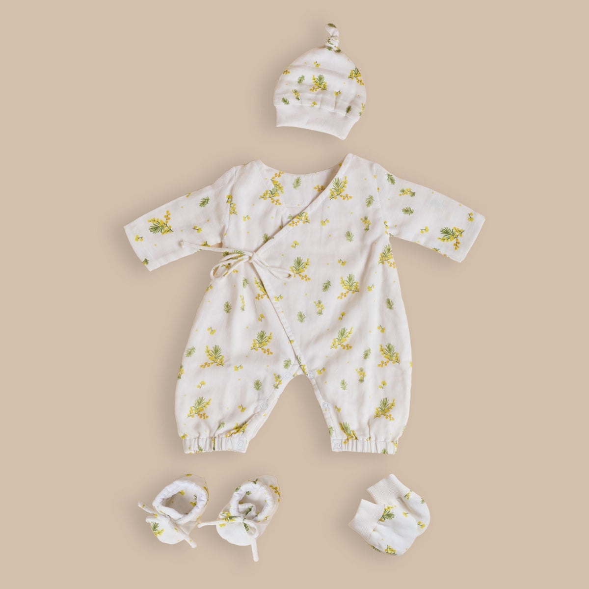 Mimosa Muslin Newborn Clothing Set - Lil Mulberry
