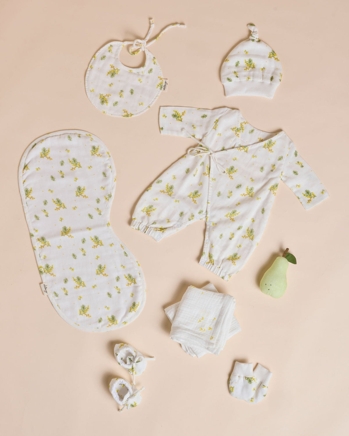 Mimosa Muslin Welcome Baby Set - Lil Mulberry