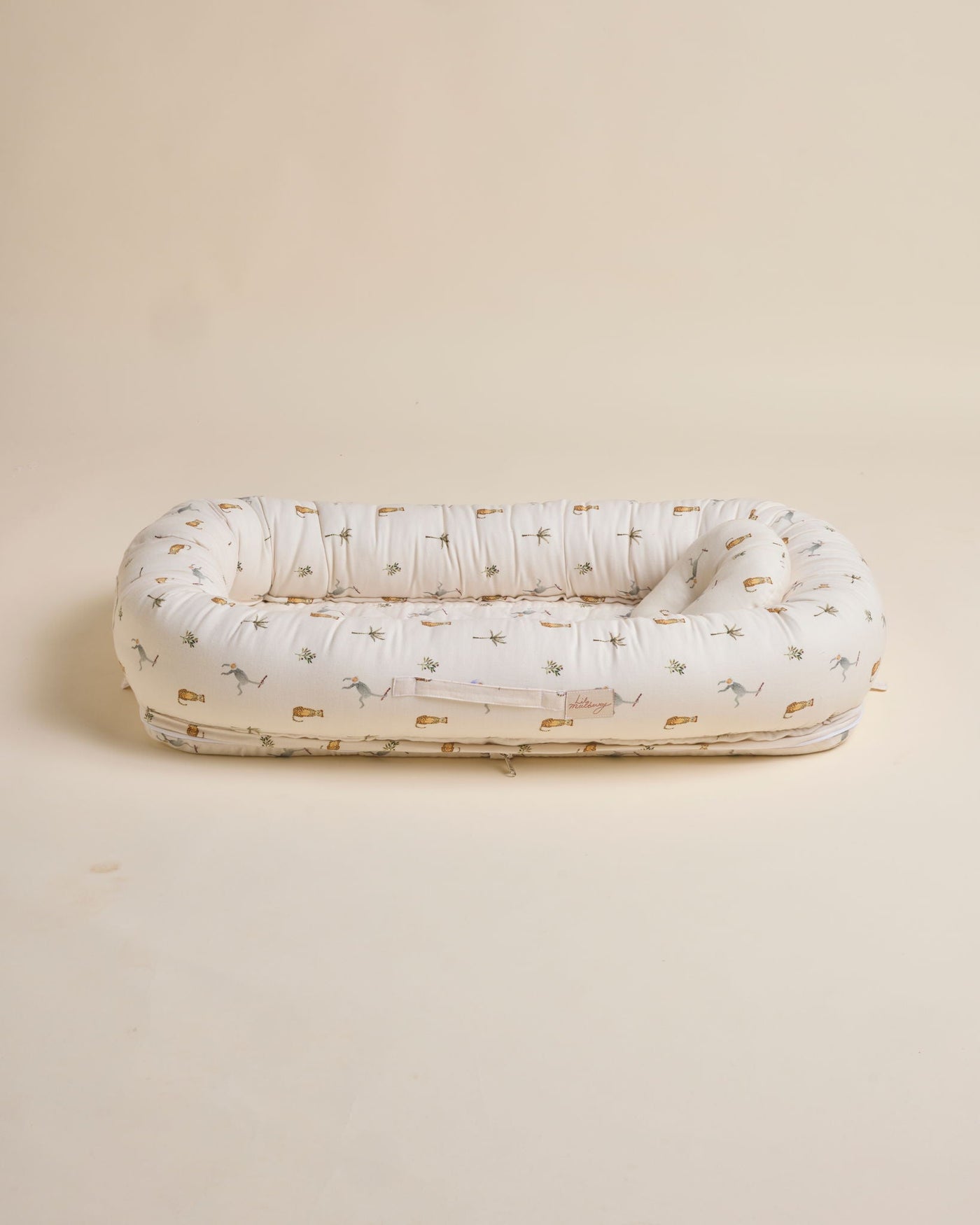 Monkey Cheetah Signature Baby Nest - Lil Mulberry