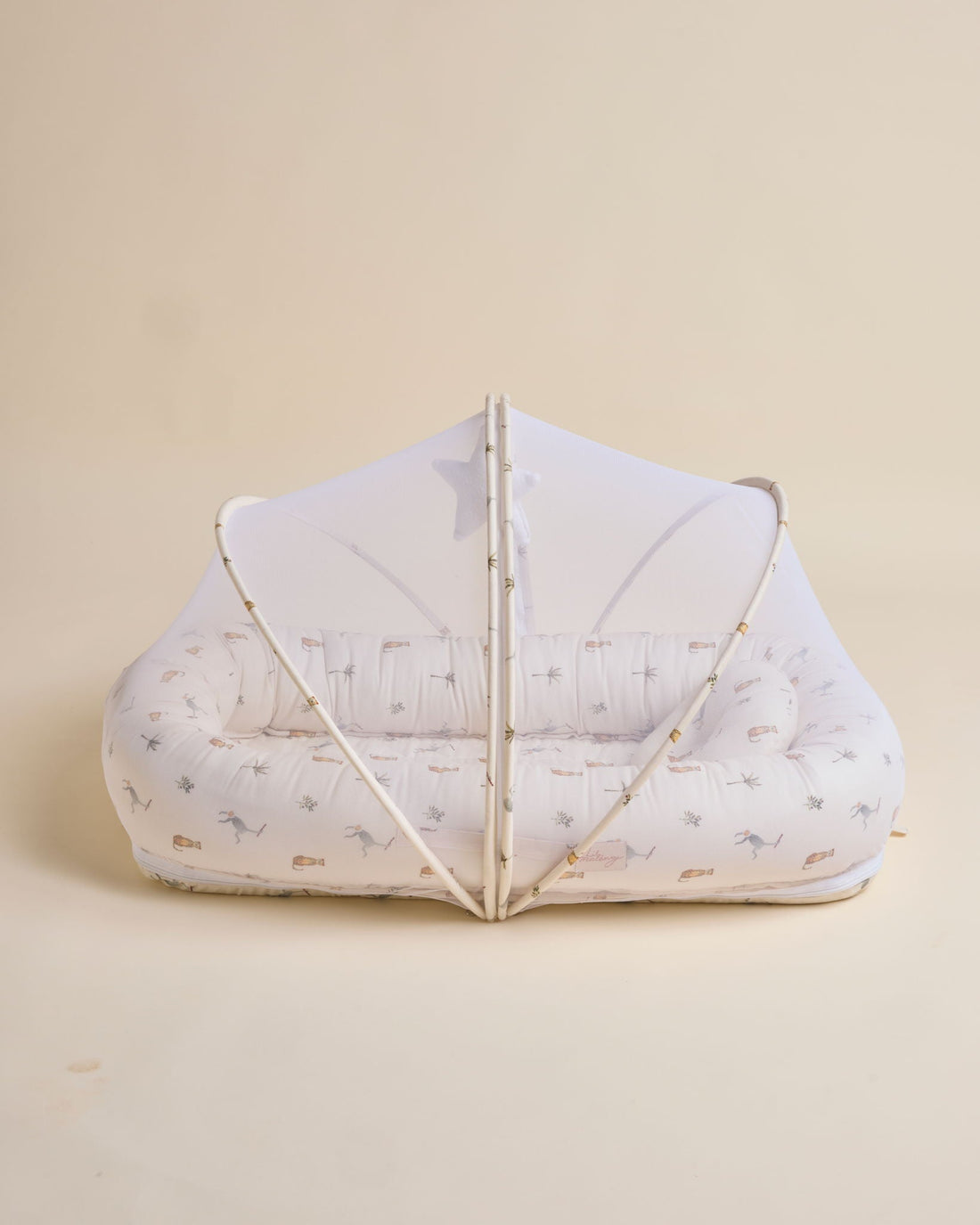 Monkey Cheetah Signature Baby Nest - Lil Mulberry