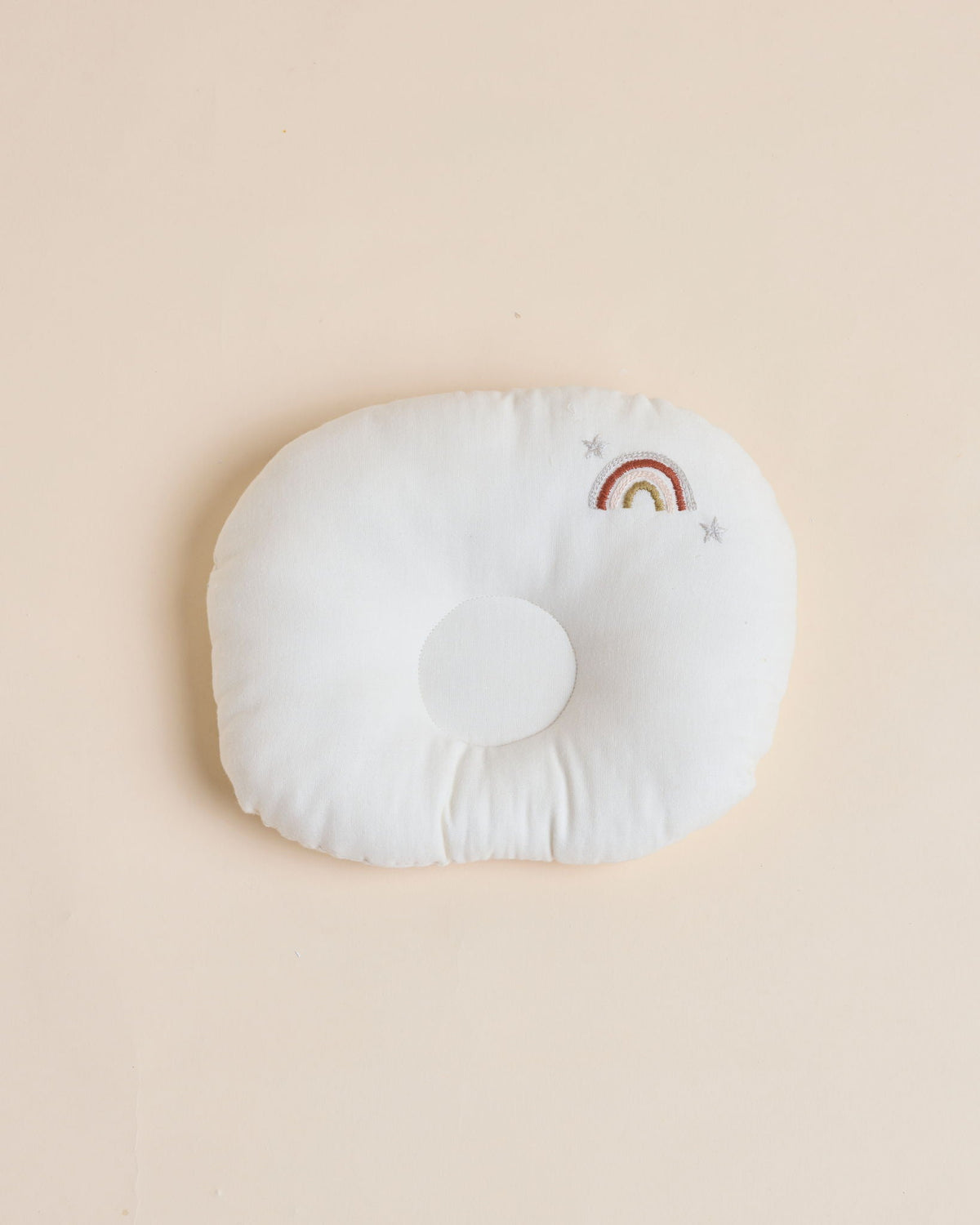 Rainbow Embroidered Infant Pillow - Lil Mulberry