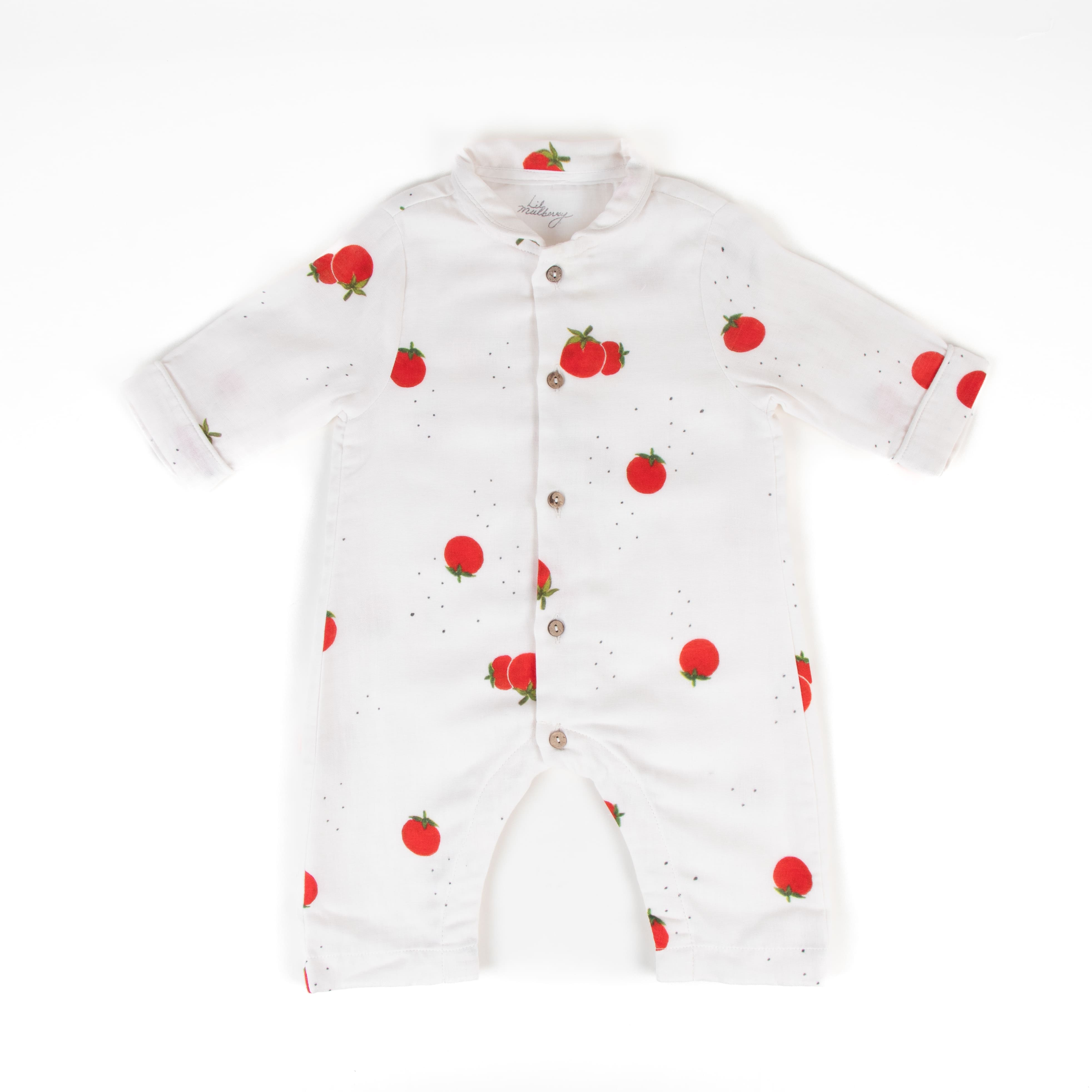 Tomatino Muslin Romper - Lil Mulberry