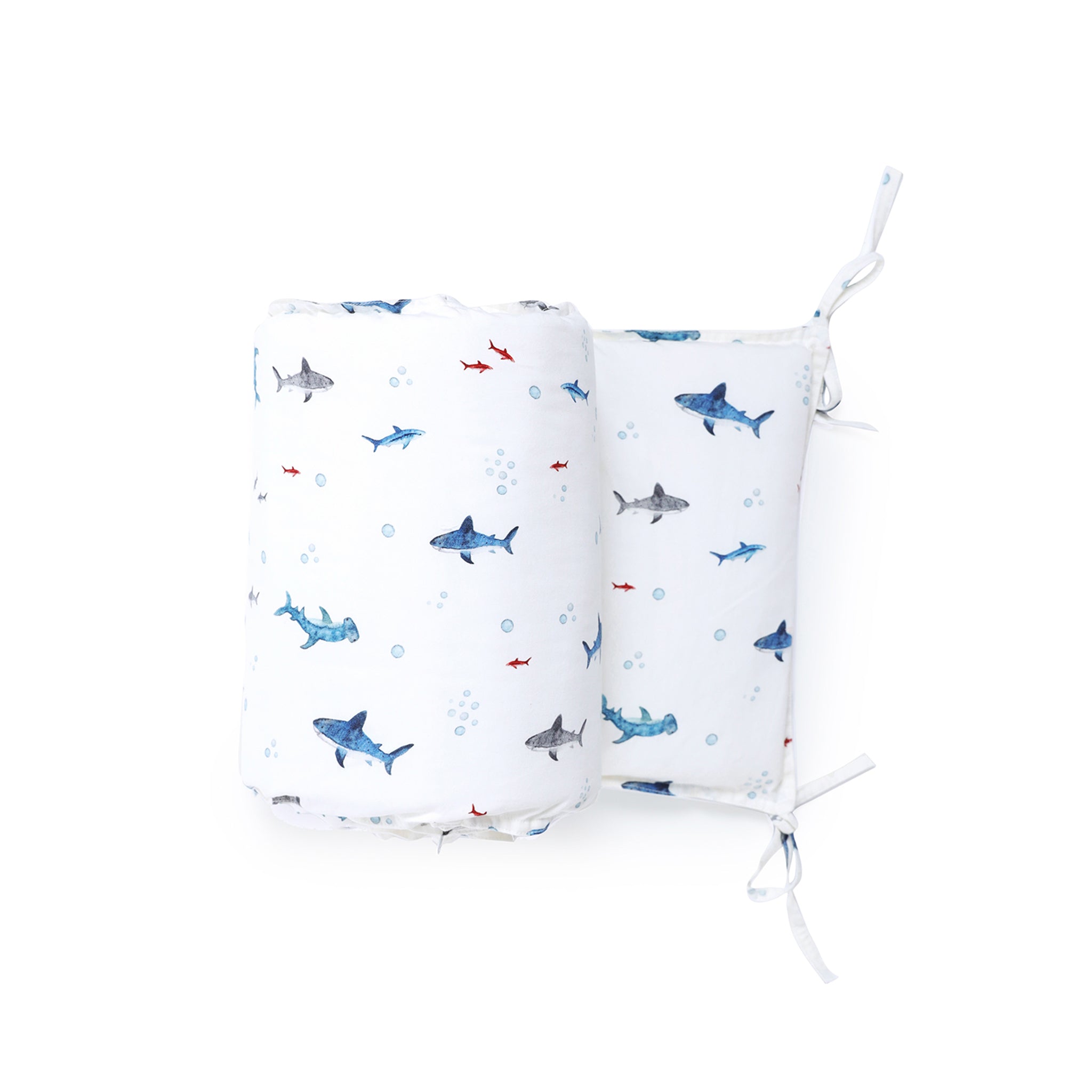 Baby Shark Cot Bumper - Lil Mulberry