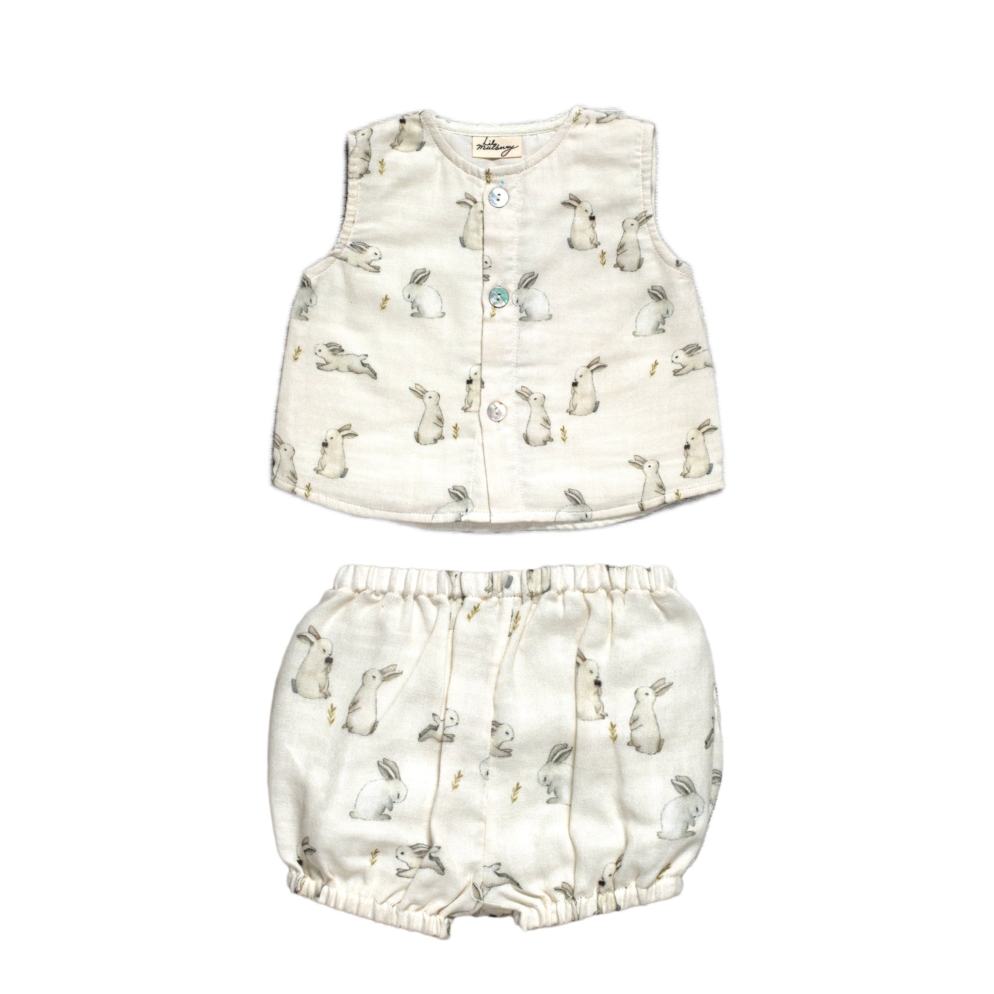 Enchanted Bunny Jhabla and Bloomer Set - Lil Mulberry