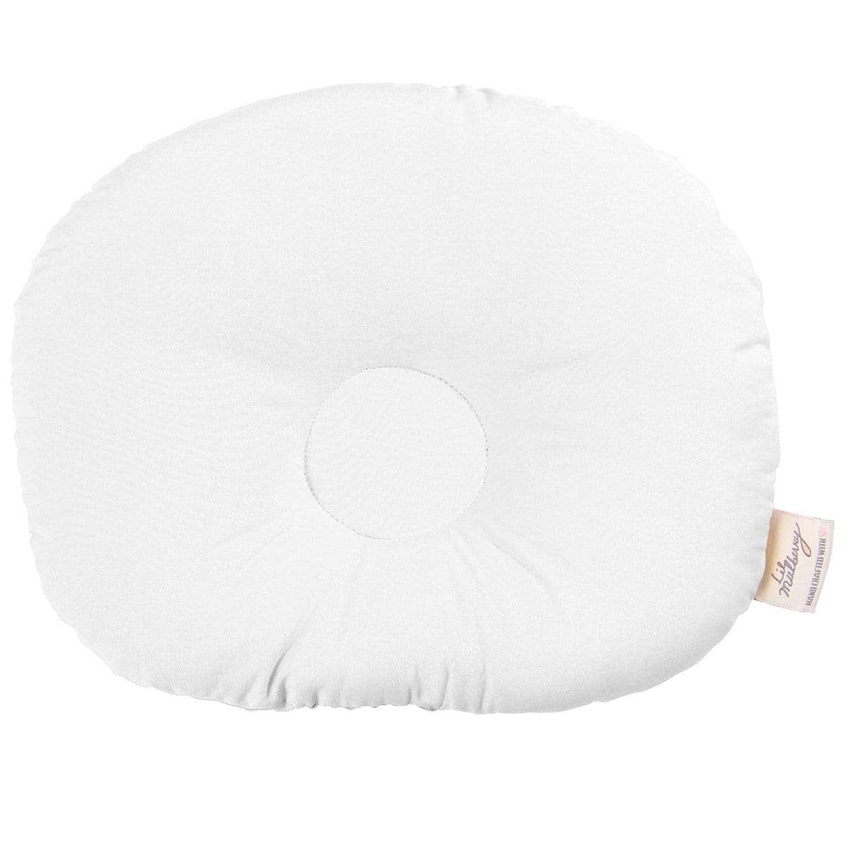 Plain White Infant Pillow - Lil Mulberry