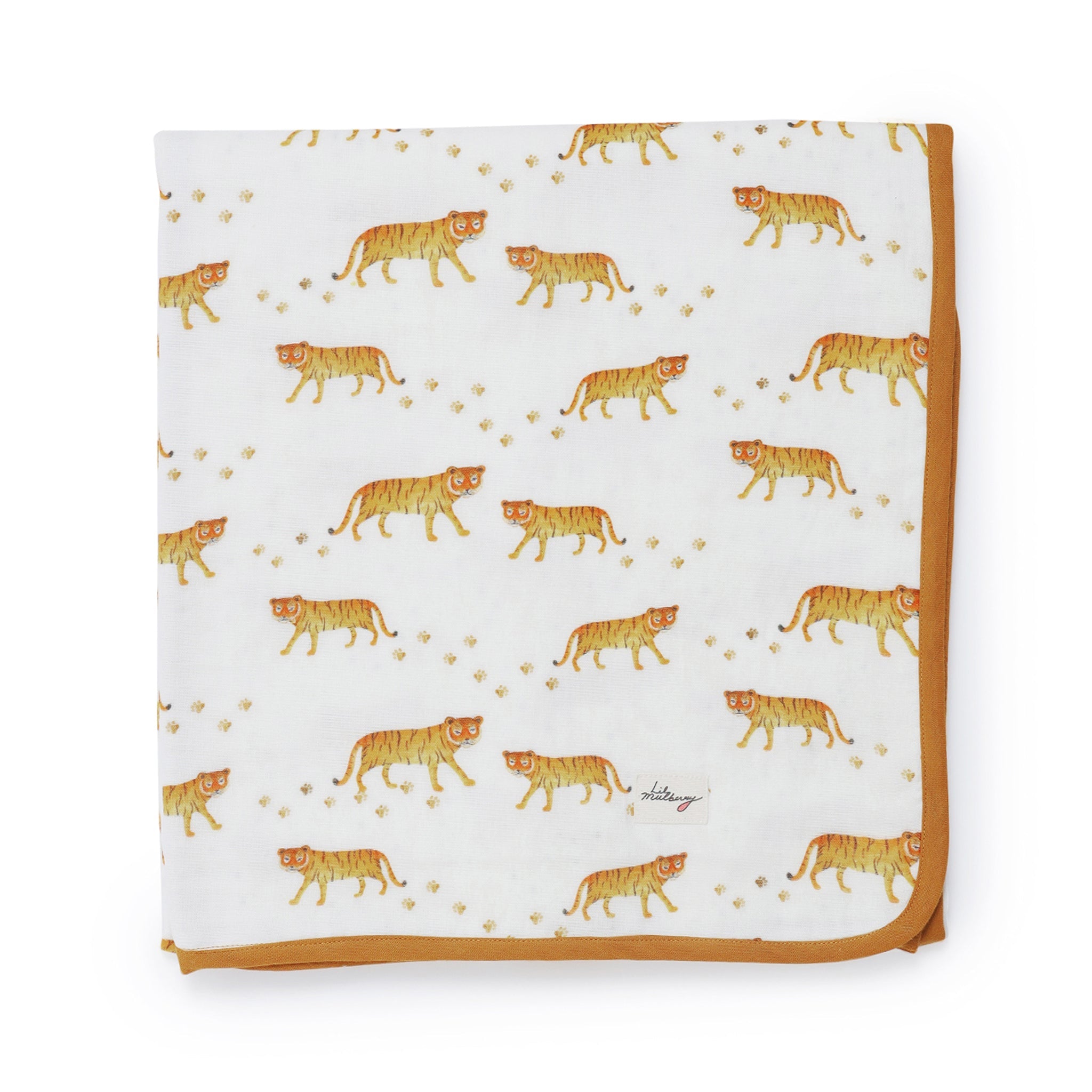 Royal Tiger Muslin Blanket - Lil Mulberry