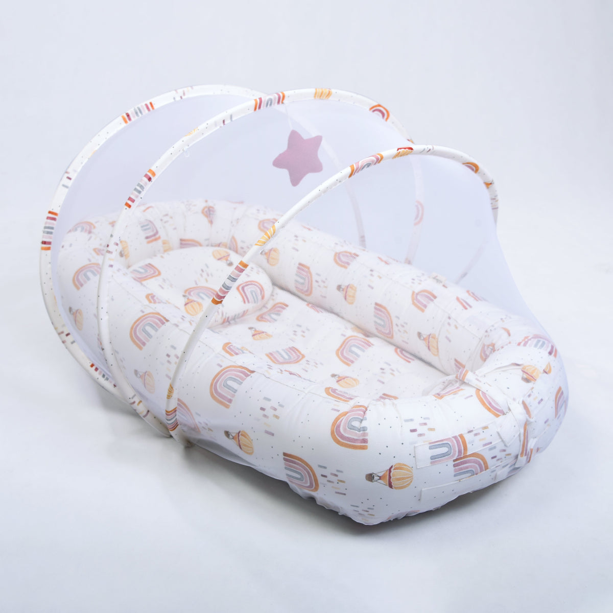 Buy Miyanuby Baby Nest  Crown Cotton Baby Bassinet Lounger Cribs